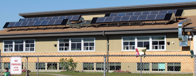 Roof mounted SolarDuct PV/T system